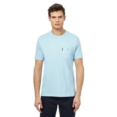 Big and tall light blue pocket t-shirt
